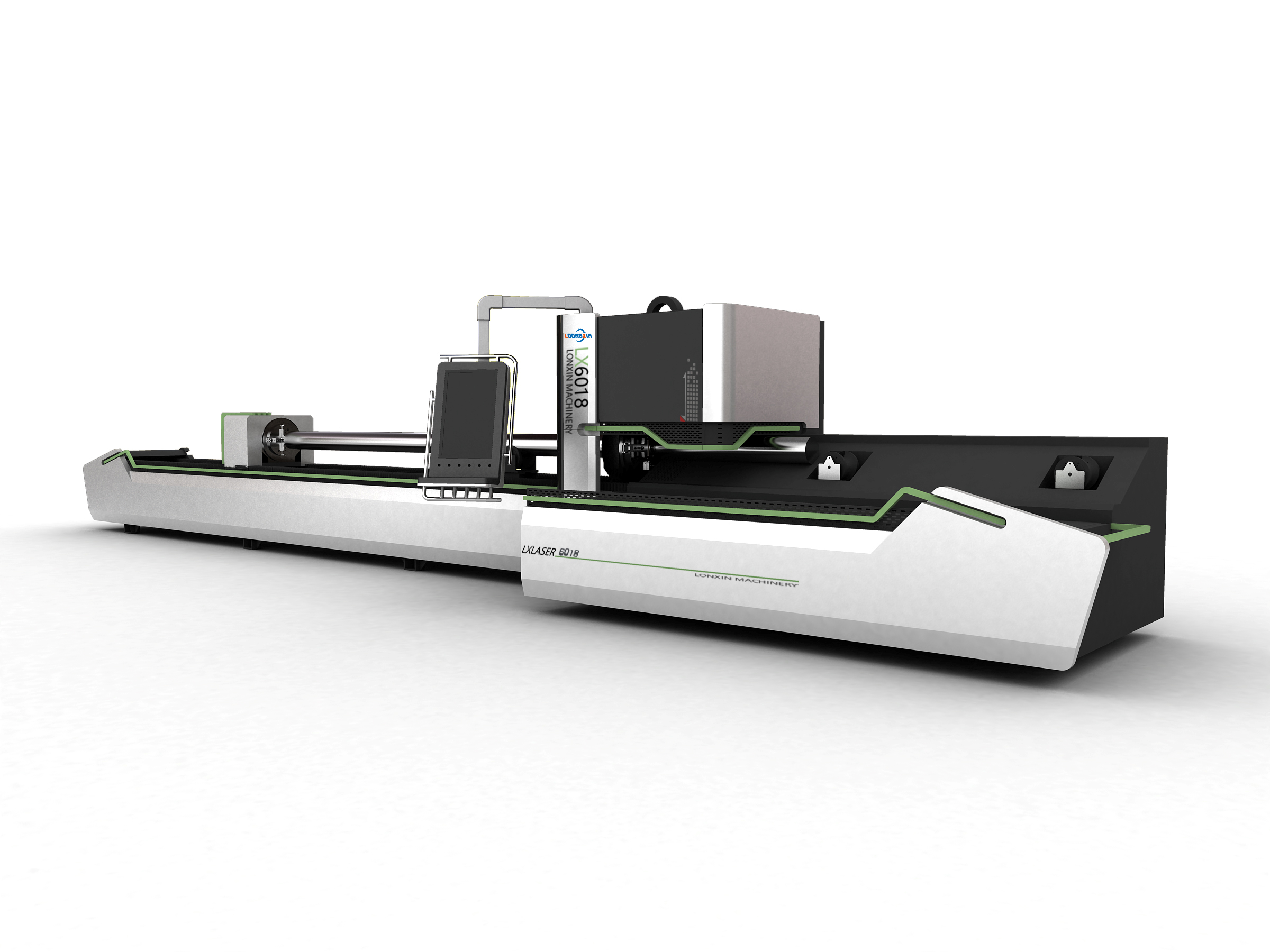 4-Axis Square Tube Laser Cutting Machine