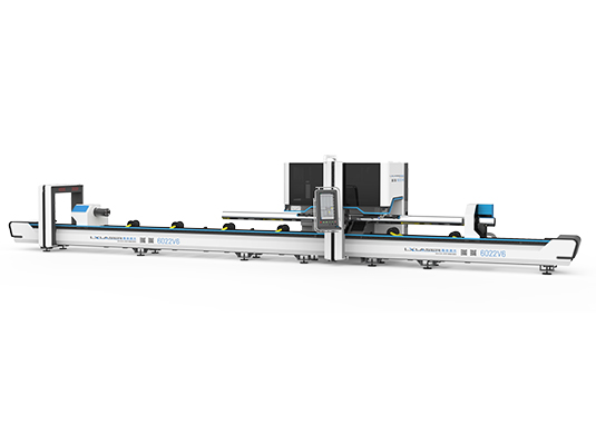 Three-chuck laser tube cutting machine