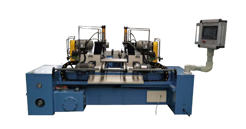 CNC Double end pipe rod chamfering machine
