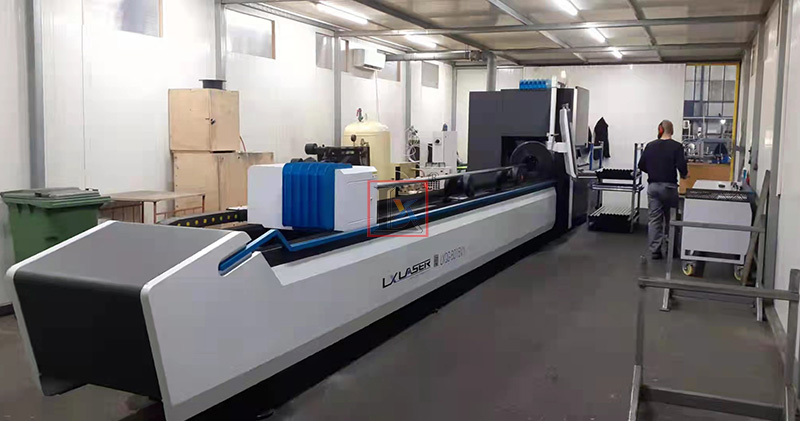 Laser tube cutting machine in Bosnia and Herzegovina,  for trampoline manufacturing