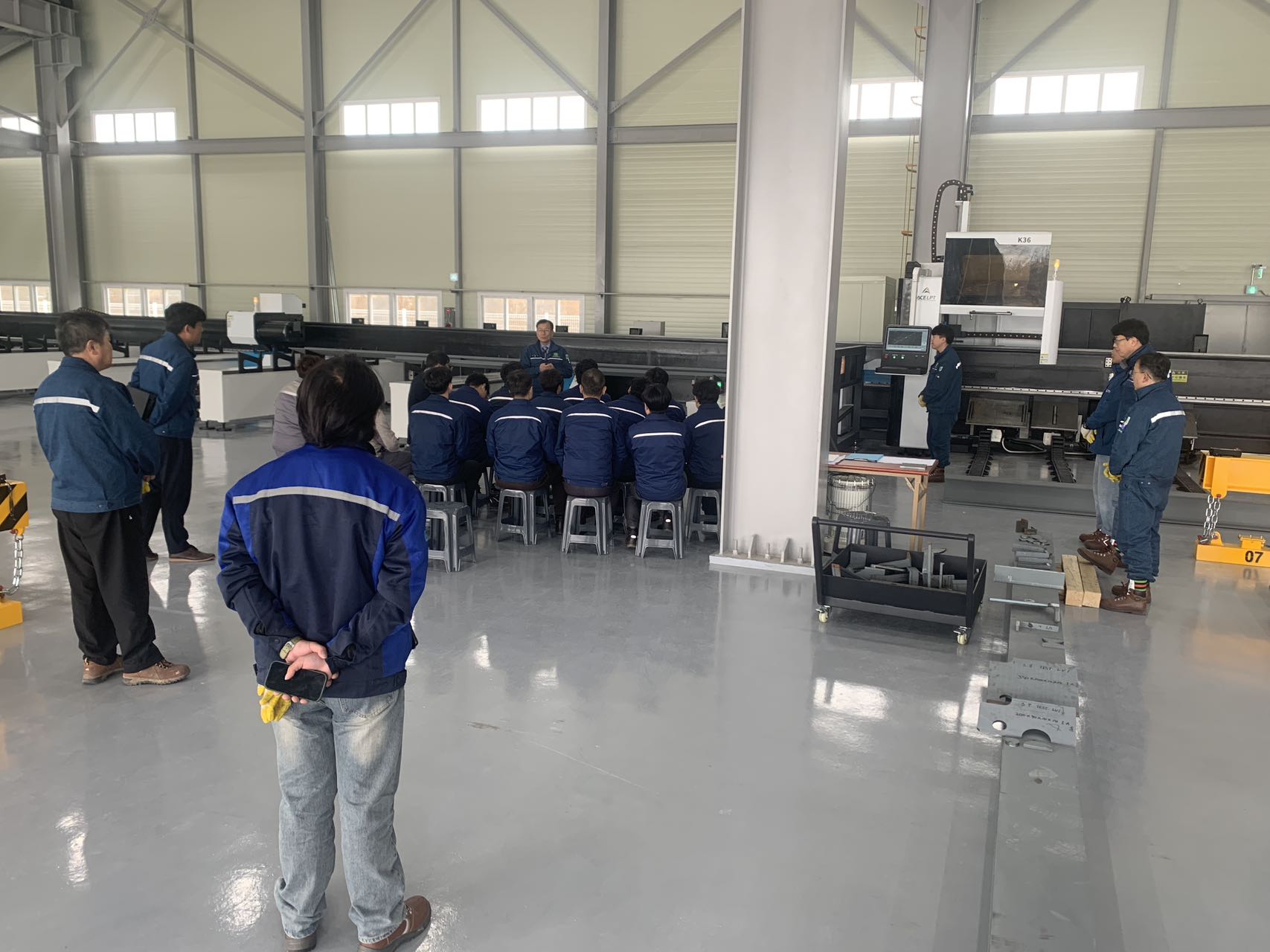 Successful Installation of LX-K36 heavy duty Laser Pipe Cutting Machine Injects New Vitality into the Shipbuilding Industry