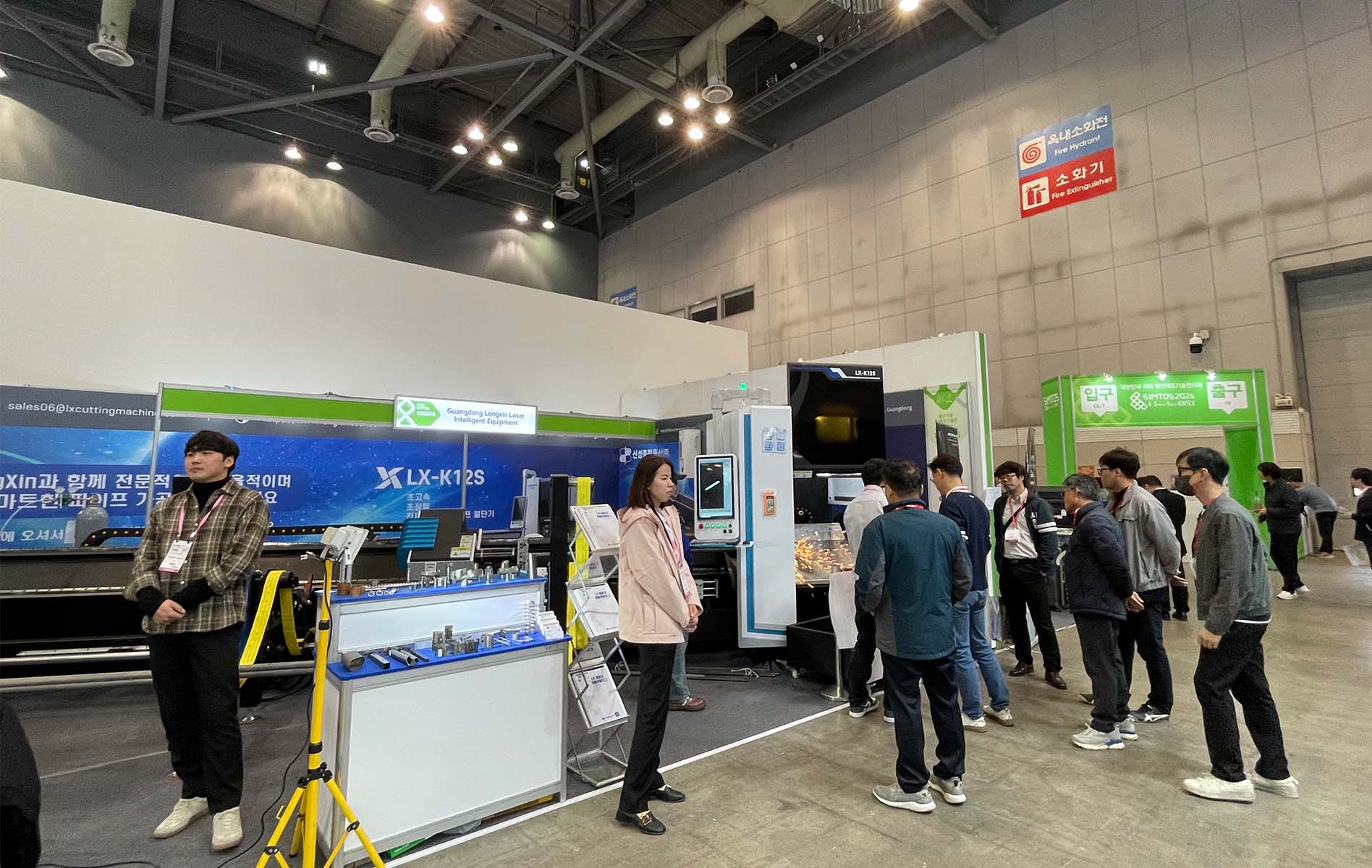 SIMTOS 2024 Exhibition in South Korea: LongXin Laser Tube Cutting Machine Ignites Audience Enthusiasm