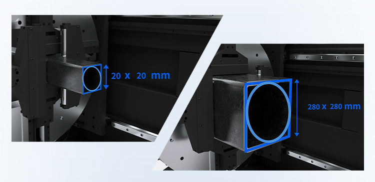 laser cutting machine for heavy tubes LX-K28