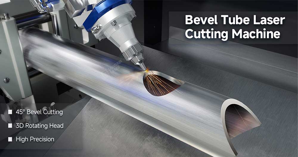 3D head laser tube cutting