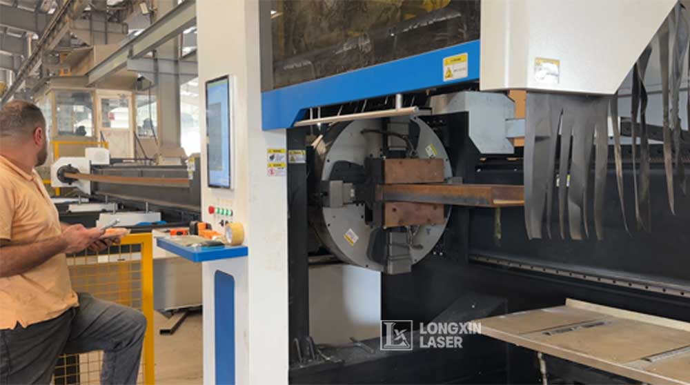 12m Heavy-Duty H-Beam Laser Cutting: A Success Story from a Saudi Arabian Steel Structure Factory