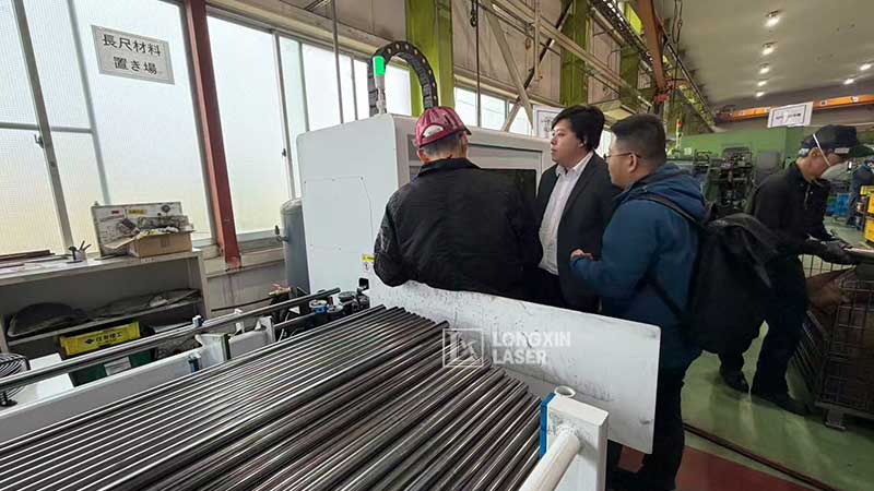 LX-FL120 laser tube cutting machine, auto parts laser cutting, round pipe fiber laser cutter.