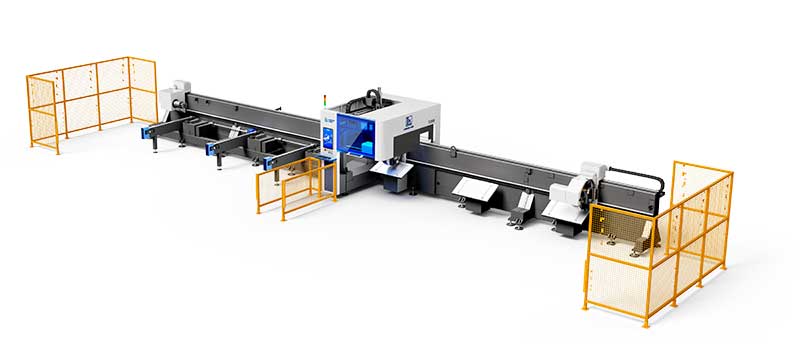 LONX LASER T28 smart tube laser cutting machine with automatic loading system at Melbourne ITA 2026