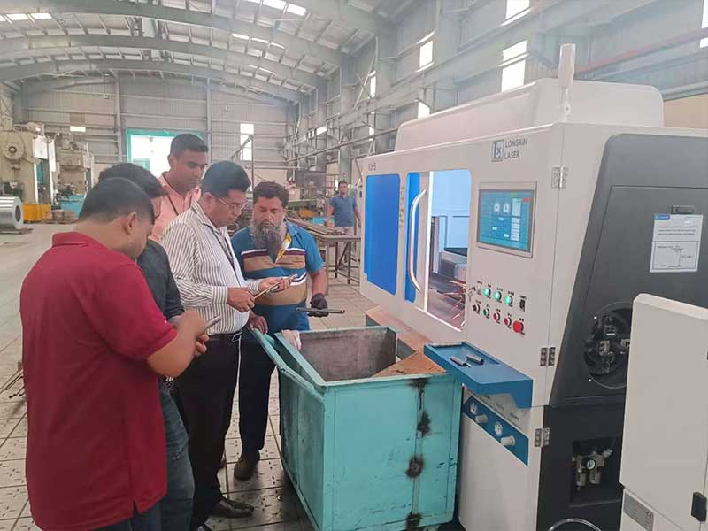 Bangladesh Cable Accessories Manufacturer Improves Production Efficiency with LONX LX-K6 Laser Tube Cutting Machine LONX LX-K6 laser tube cutting machine for cable accessories manufacturing in Bangladesh