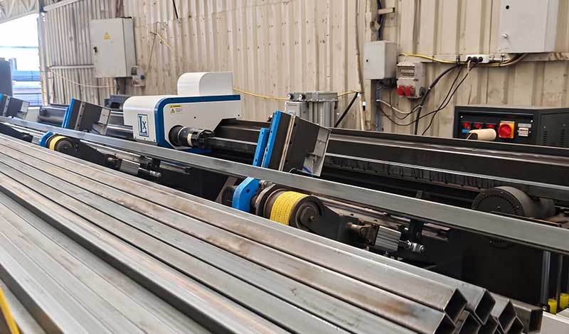 Turkey Scaffolding Manufacturer Upgrades Production with LX-K12 Laser Tube Cutting Machine