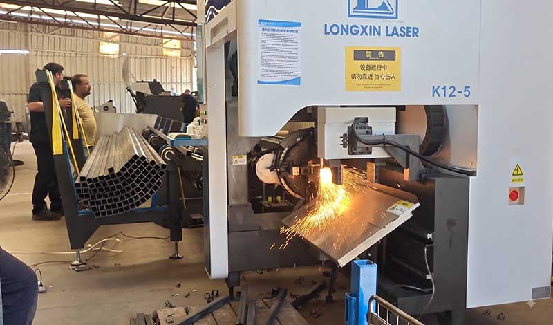 Turkey Scaffolding Manufacturer Upgrades Production with LX-K12 Laser Tube Cutting Machine