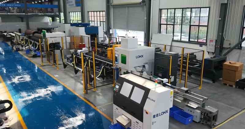 High-Efficiency Tube Fabrication: Integrating CNC Laser Tube Cutting Machine with Automatic Pipe Chamfering Machine High-Efficiency Tube Fabrication: Integrating CNC Laser Tube Cutting Machine with Automatic Pipe Chamfering Machine