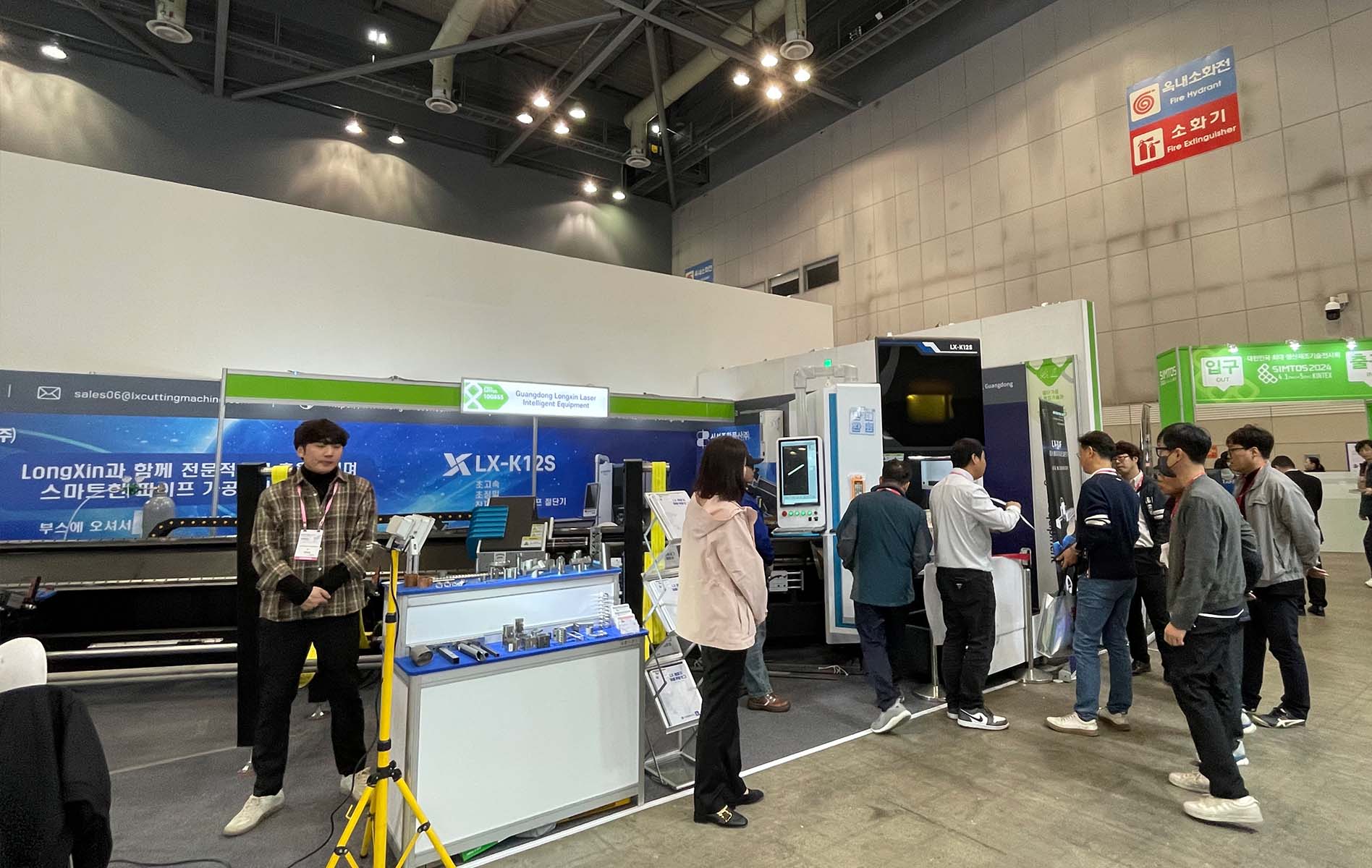 SIMTOS 2024 Exhibition in South Korea: LongXin Laser Tube Cutting Machine Ignites Audience Enthusiasm