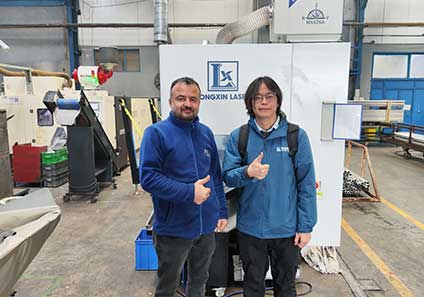  LX-K12-5 Tube Laser Cutter for Pipe Fittings in Turkey | Longxin Laser