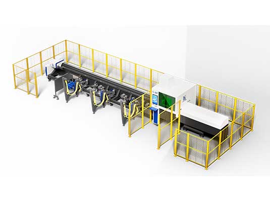 LX-K12-6 High-Precision Fiber Tube Laser Cutting Machine