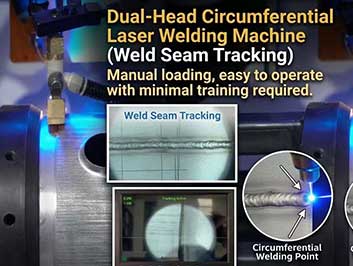 Dual-Head Circumferential Laser Welding Machine (Weld Seam Tracking)