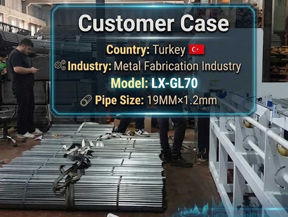Case Study: How a Turkish Contract Manufacturer Scaled High-Speed Thin-Wall Pipe Processing with the LX-GL70 Round Tube Laser Cutter