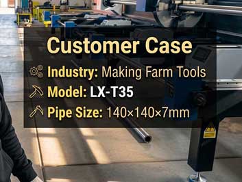 How an Agricultural Equipment Manufacturer Scaled Heavy Pipe Fabrication with the LX-T35 Tube Laser Cutting Machine