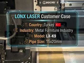 How Turkish Metal Furniture Manufacturers Optimize Production with LX-K9 Tube Laser Cutting Equipment