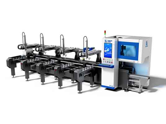 LX-BT100 Semi-Automatic Flat Bar Laser Cutter